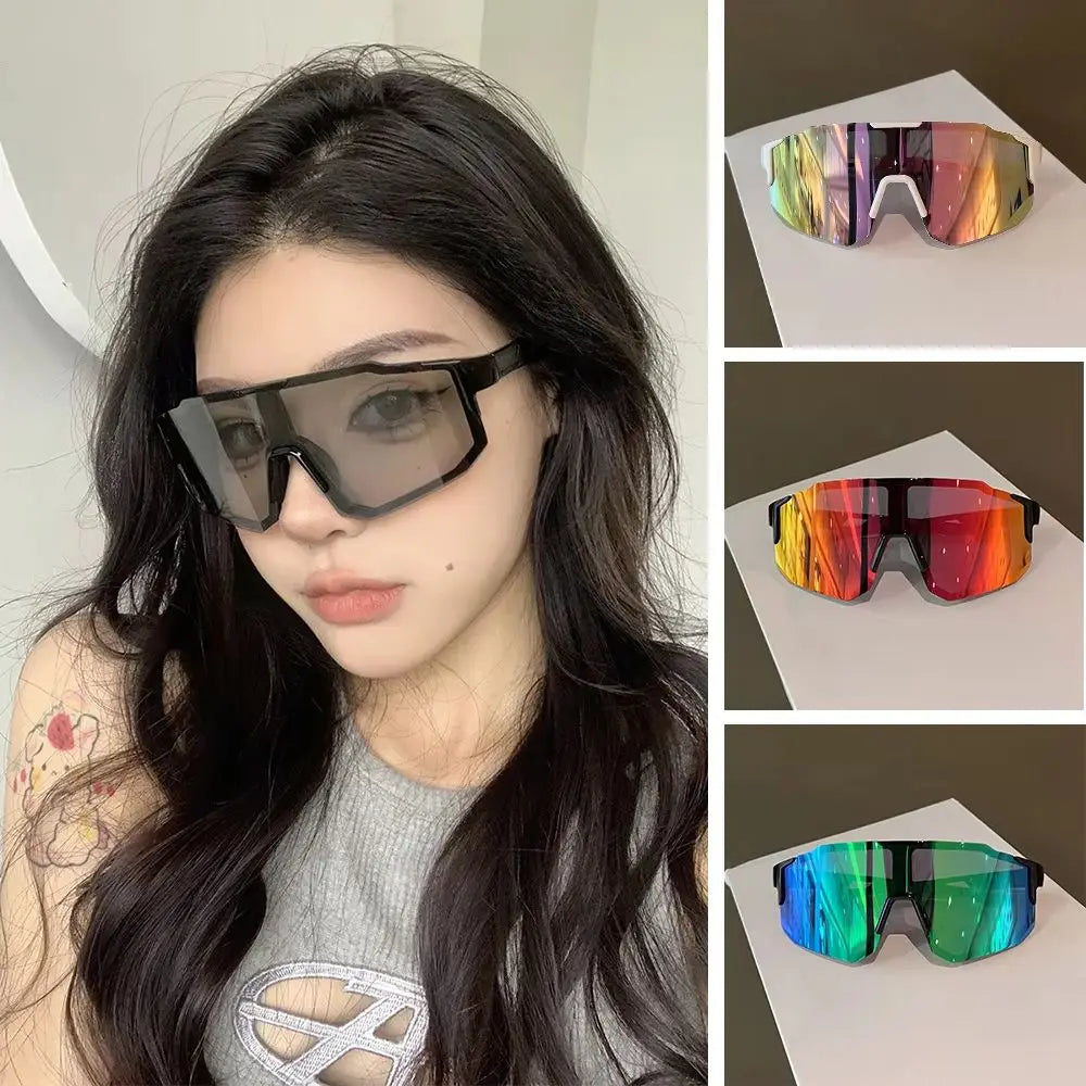 New Outdoor Sport Goggle Fashion Windproof Skiing Shades Cycling Riding UV Protection Popular Sunshade Sunglasses for Men Women