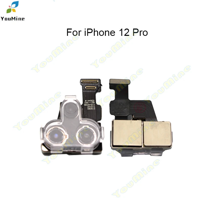 Quality Rear Camera For iPhone 12 mini 13Pro 14 Pro Max Back Camera For iphone 13 mini 14 Plus Rear Main Lens Flex Cable Camera