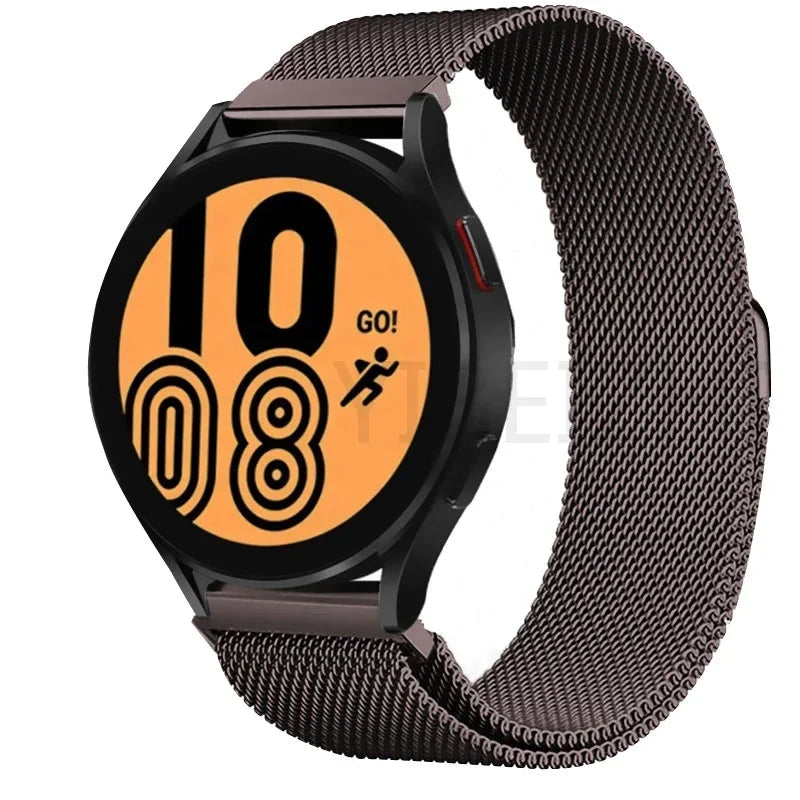 Milanese Loop band For Samsung Galaxy watch 6 5 4 classic Metal strap 20mm 22mm bracelet huawei gt/Amazfit GTS 4/GTR 2e/Bip 3-5