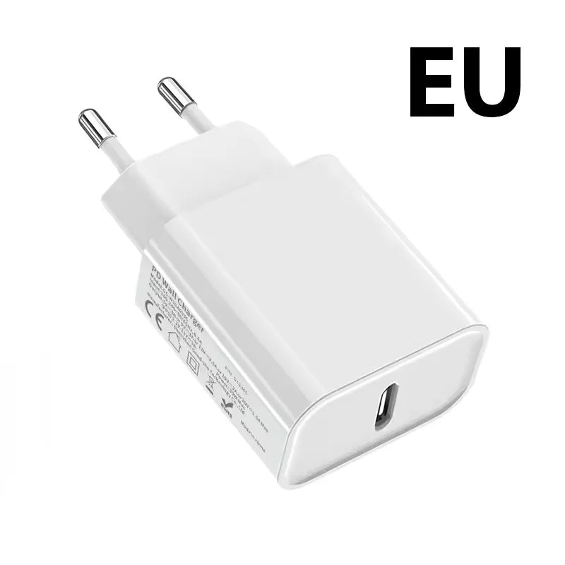 PD 40W Charger USB C Fast Charging Cable For iPhone 17 16 15 Pro Max Air Mini Type C Data line Quick Phone Charger Power Adapter
