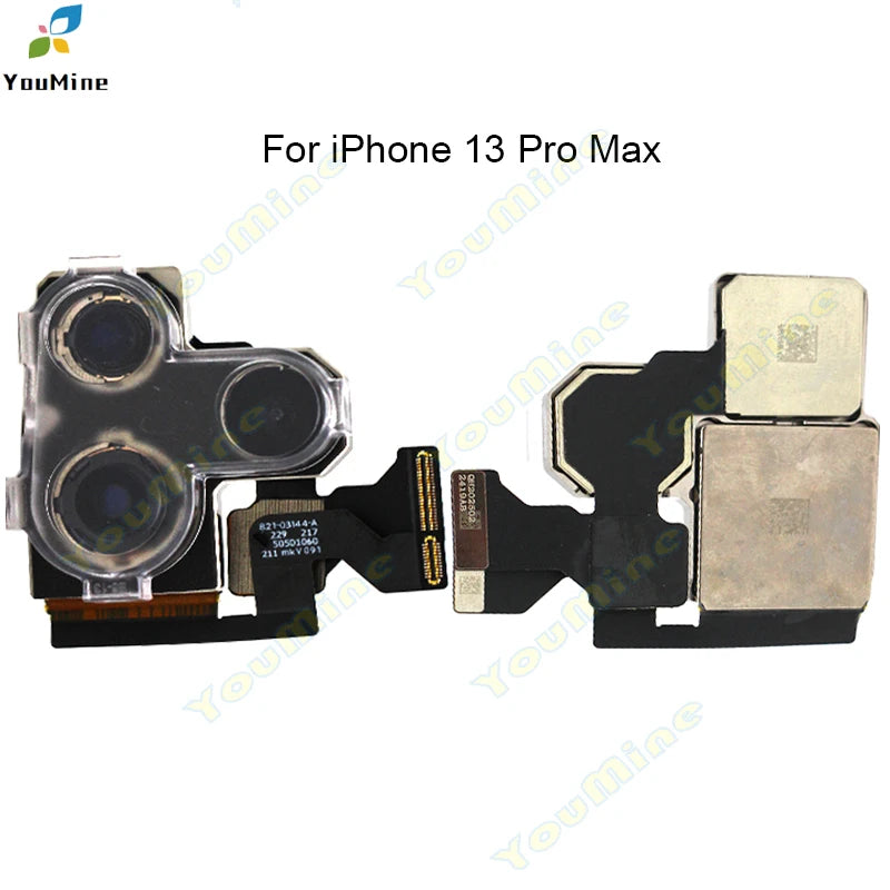 Quality Rear Camera For iPhone 12 mini 13Pro 14 Pro Max Back Camera For iphone 13 mini 14 Plus Rear Main Lens Flex Cable Camera