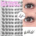 Fox Eye Glue-Free False Eyelashes Easy to Apply Beginner Friendly Natural Soft & Reusable for Daily Makeup
