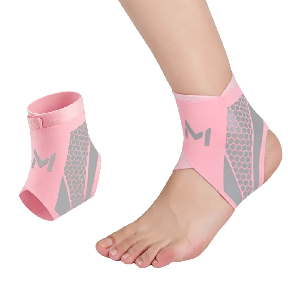 1Pc Thin Breathable Ankle Support Brace Pressurized Fixation Sports Ankle Protector Prevent Sprain Tendon Joint Injury Cover