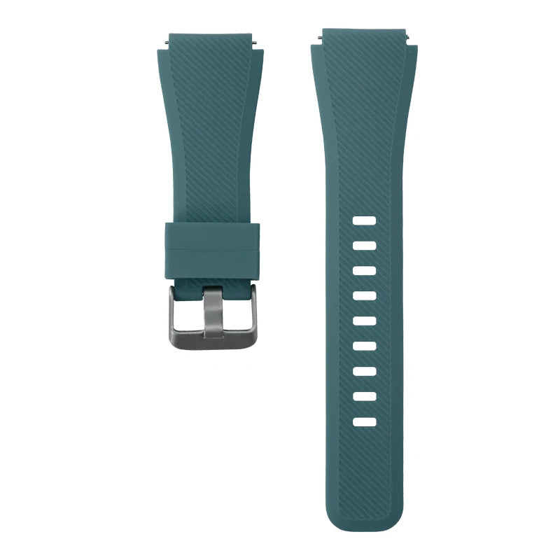 20MM 22MM Silicone Strap for Samsung Galaxy Watch 4 5 6 7 44mm 40mm 5 Pro Classic 42 46mm 43 47mm Band Active 2 Gear S3 Bracelet