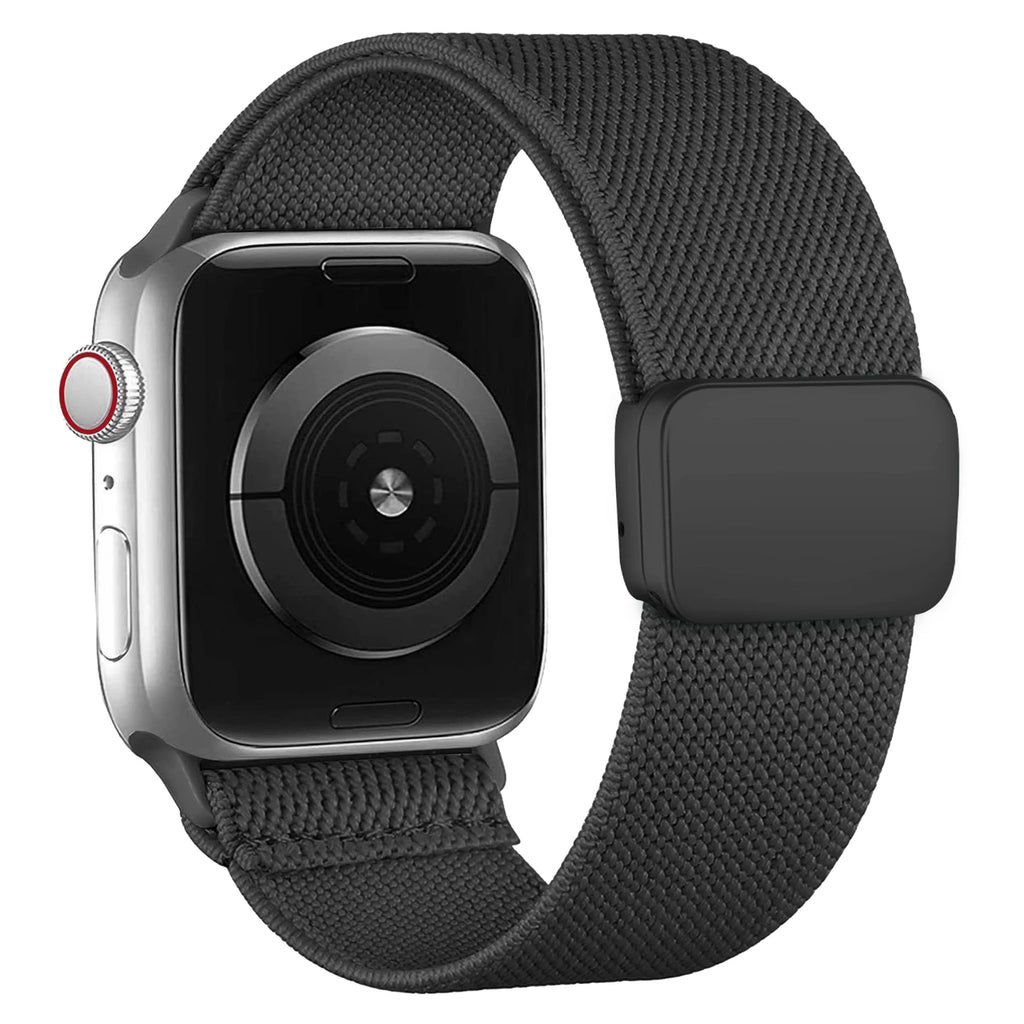 Magnetic Loop For Apple Watch Band 40mm 44mm 45mm 49mm 41mm 38mm Nylon sport bracelet iwatch ultra 3 2 Series 11 10 9 8 se strap