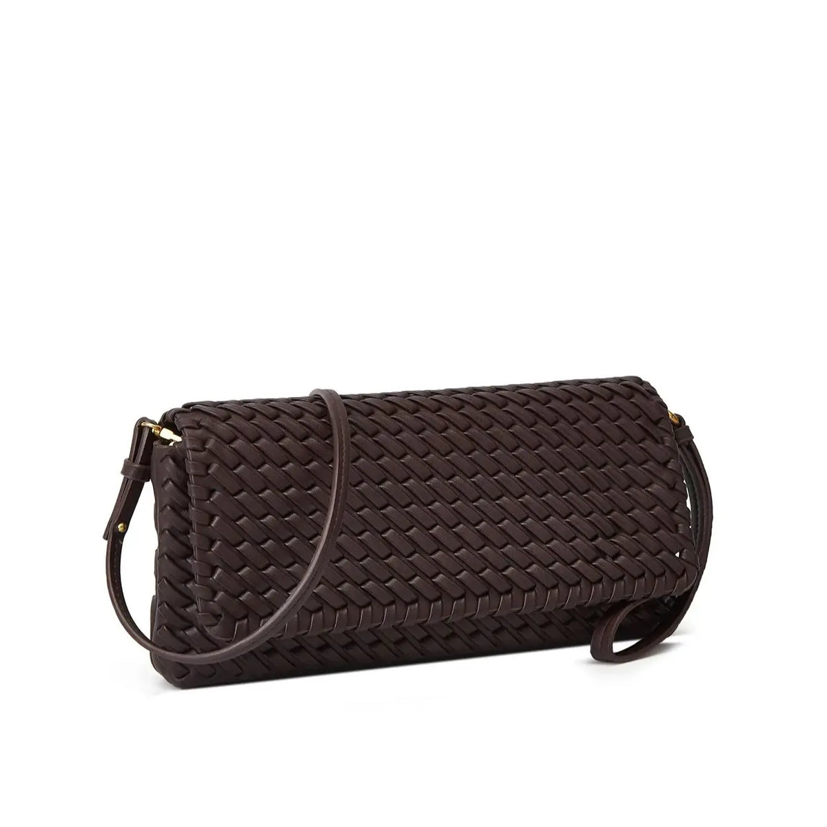 Luxury Designer Pu Leather Wowen Clutch Bag for Women Vintage Flap Shoulder Crossbody Bags Trend Underarm Bag Lady Handbags 2025