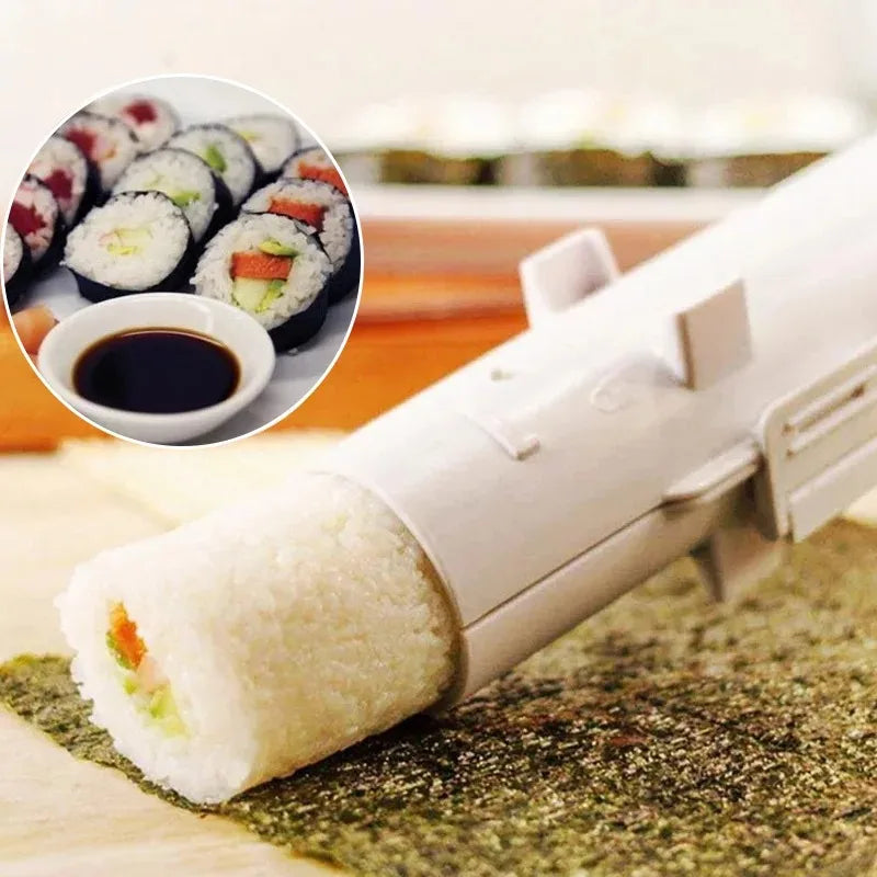 1pc DIY Sushi Making Machine Kitchen Sushi Tool Sushi Maker Quick Sushi Bazooka Japanese Rolled Rice Meat Mold Bento Accessories