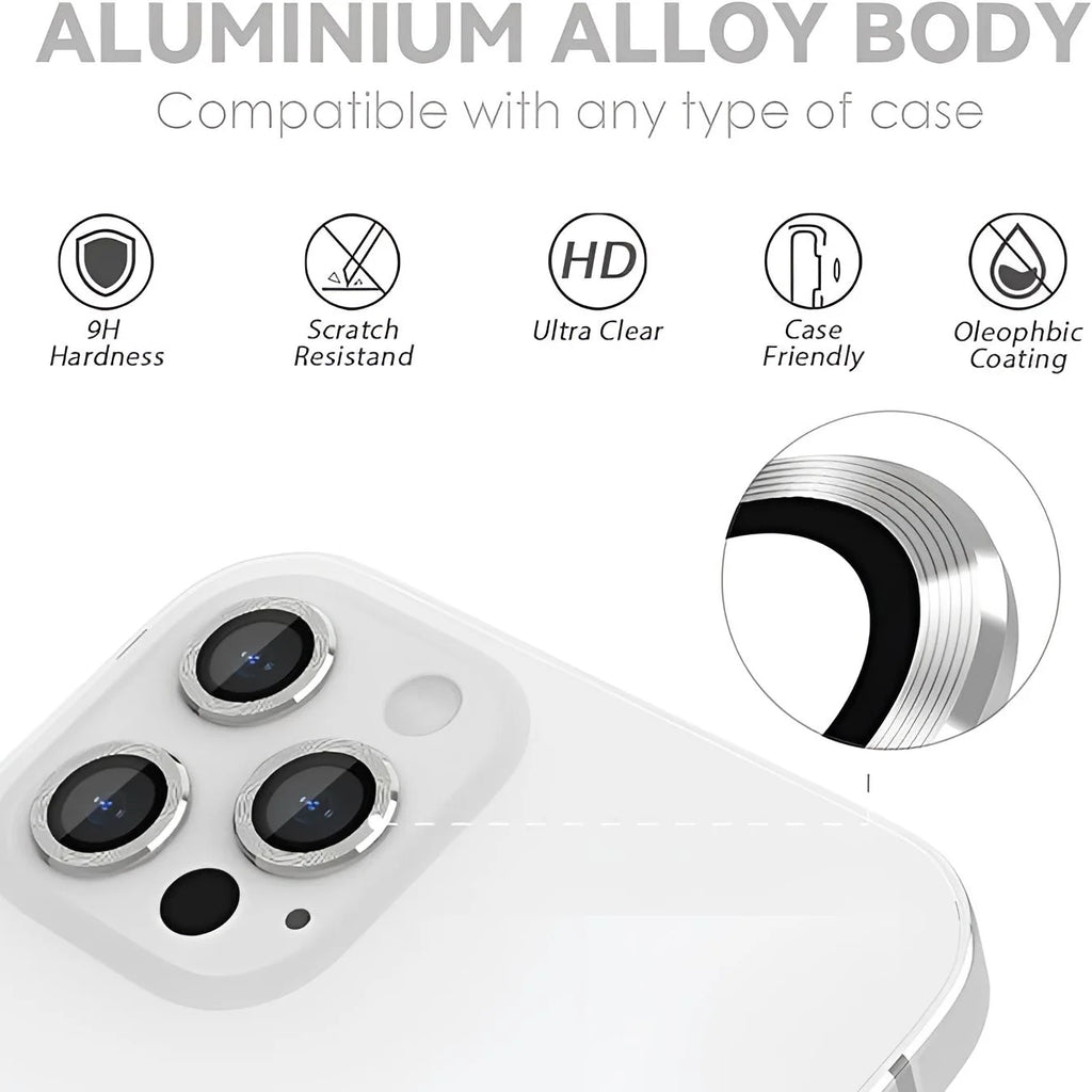 Tempered Glass Camera Lens Protector For iPhone 17 Pro Max 17 Pro 16 Pro 15 Plus 14 13 Mini 12 11 Phone Protection Accessories