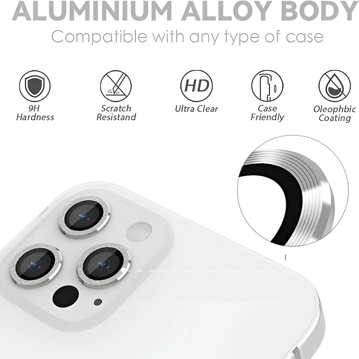 Tempered Glass Camera Lens Protector For iPhone 17 Pro Max 17 Pro 16 Pro 15 Plus 14 13 Mini 12 11 Phone Protection Accessories