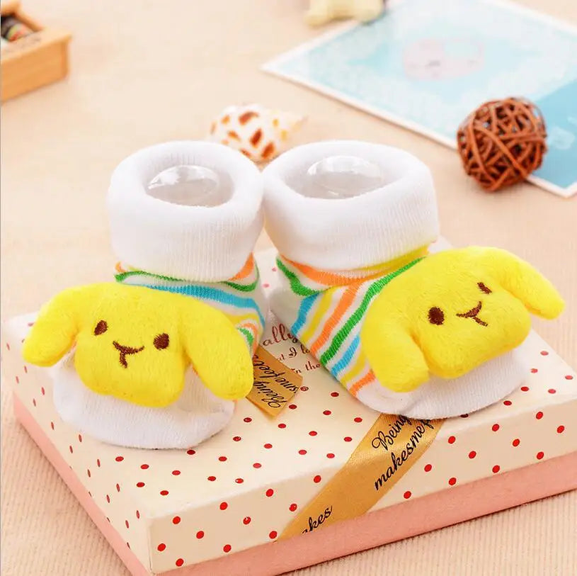 Baby Socks Toy Slipper Girls Boys Newborn Accessories Anti Slip Animal Kids Toddlers Gift Clothes Infant Stuff Children Bear