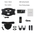 Portable Led Face Mask 4 Colors Red Light Therapy Face Mask 850NM Near Infrared Red Light Photon Therapy Skin Care Face Mask