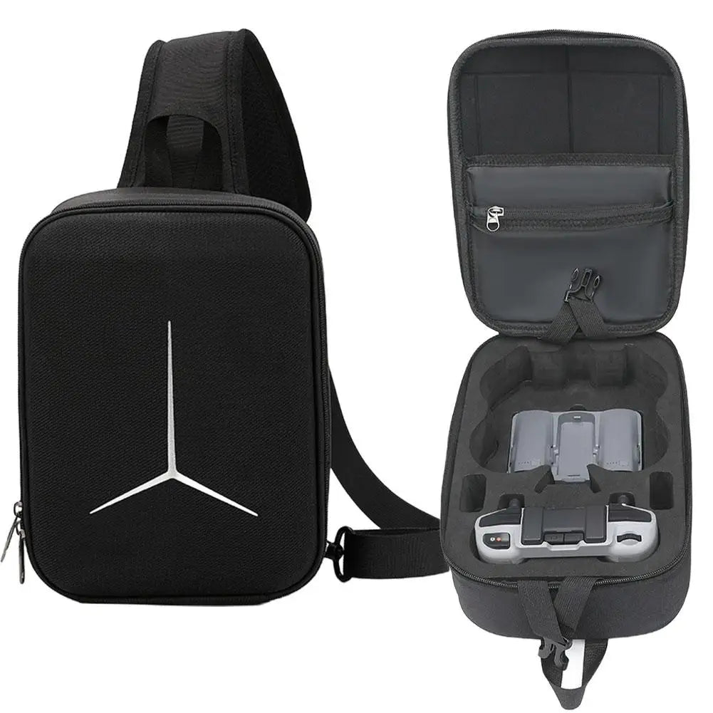 Carrying Case For DJI Neo 2 , Portable Drop Resistant PU Protective Shoulder Bag , Compatible With RC-N3/RC-N Remote Controller