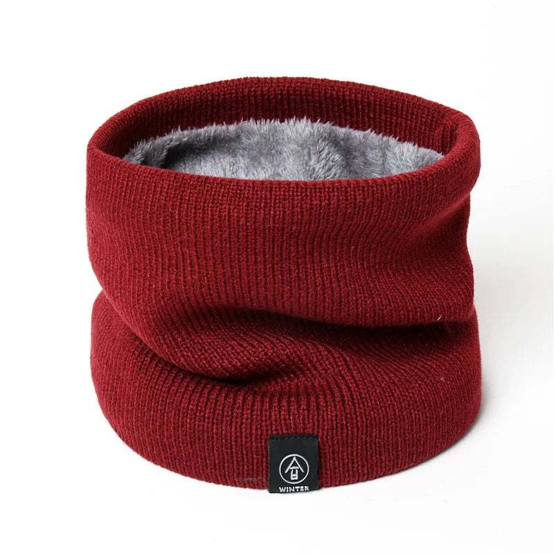 Fashion Soft Knitted Neck Warmer Sport Scarf Women Men Face Cover Winter Skating Running Warm Scarves Thick Cold-proof Collar