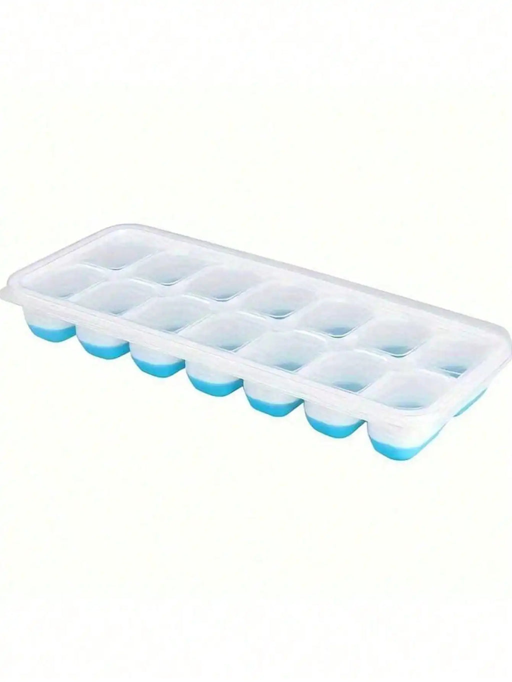 1/2/4pcs Silicone Ice Cube Trays, Easy Release & Flexible, 14-Cavity 4-Color Mixed With Anti-Spill Removable Lids, Stackable With Lid, Kitchen Accessories, Small Kitchen Tools