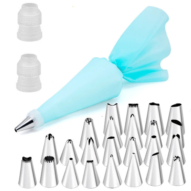 Pastry Socket Cake Nozzles for Confectionery Professional Set Icing Cream Piping Tips Cookies Cupcake Cake Decorating Tool
