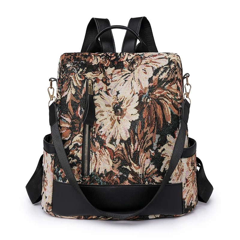2026 Fashion Women Nylon Backpacks Female School Book Bags Large Capacity Shopping Travel Knapsack Femme New Casual Rucksack Sac