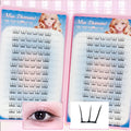 Large Capacity Korean Style Eyelashes Clusters Dense Comics Artificial Eyelashes Perfect Makeup Tool For Girls Enlarge Your Eyes
