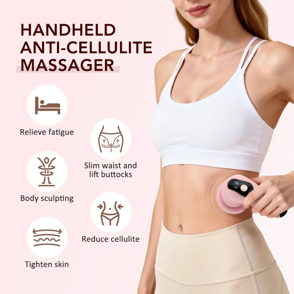 Electric Fat Burner Body Slimming 6 Level Weight Loss Massager For Abdominal Belly Neck Beauty Body Shaping Device USB Recharge