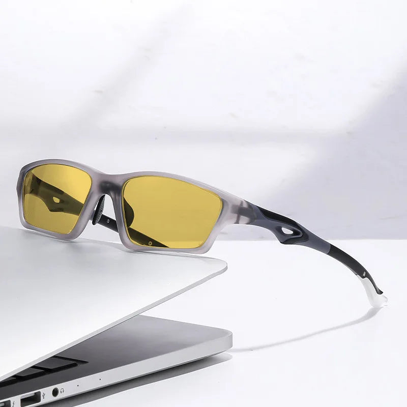 High Quality Night Vision Polarized Sunglasses Men Women Sports Riding Glasses TR90 Cycling Eyewear UV400 Goggle