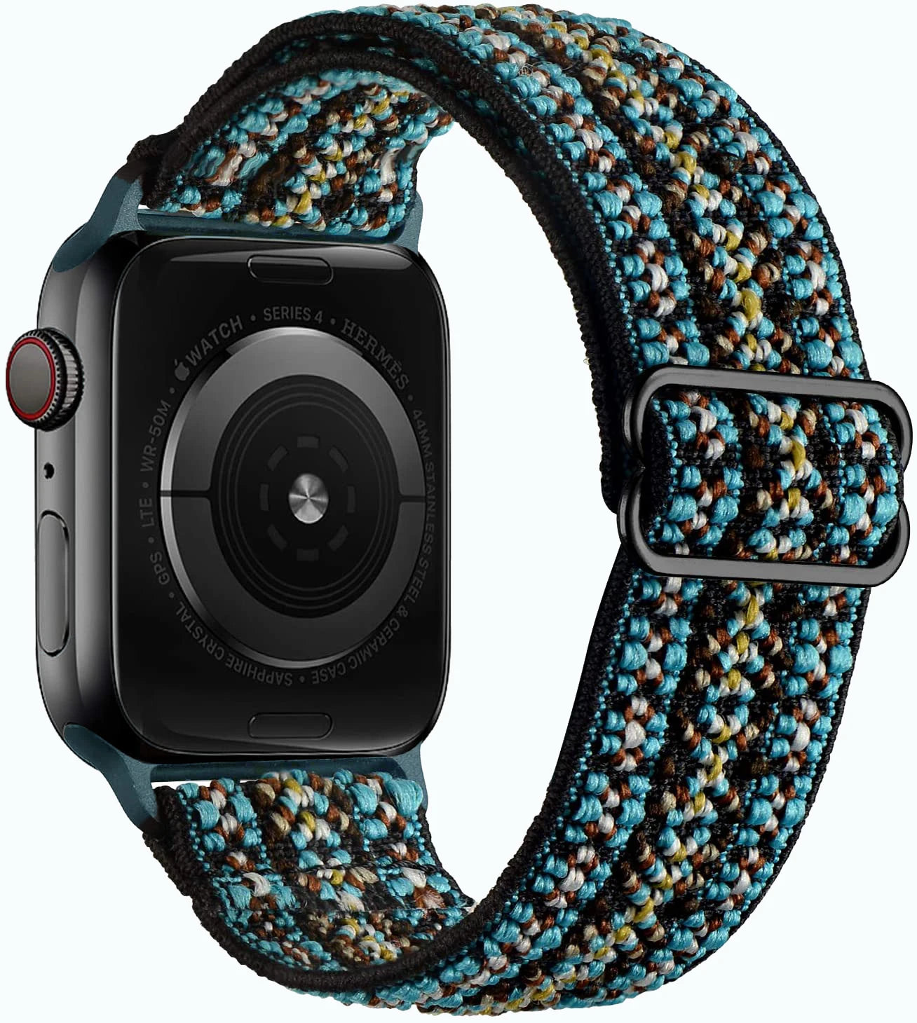 Scrunchie Strap for Apple Watch Band 45mm 44mm 40mm 41mm Adjustable Nylon Bracelet iWatch Series Ultra 3 4 5 SE 6 7 8 9 10 11