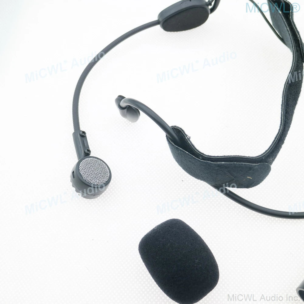Black ME3 Big Cardioid Dynamic Headwear Microphone For Sennheiser G3 G4 Wireless BeltPack Transmitter Headset HeadMic