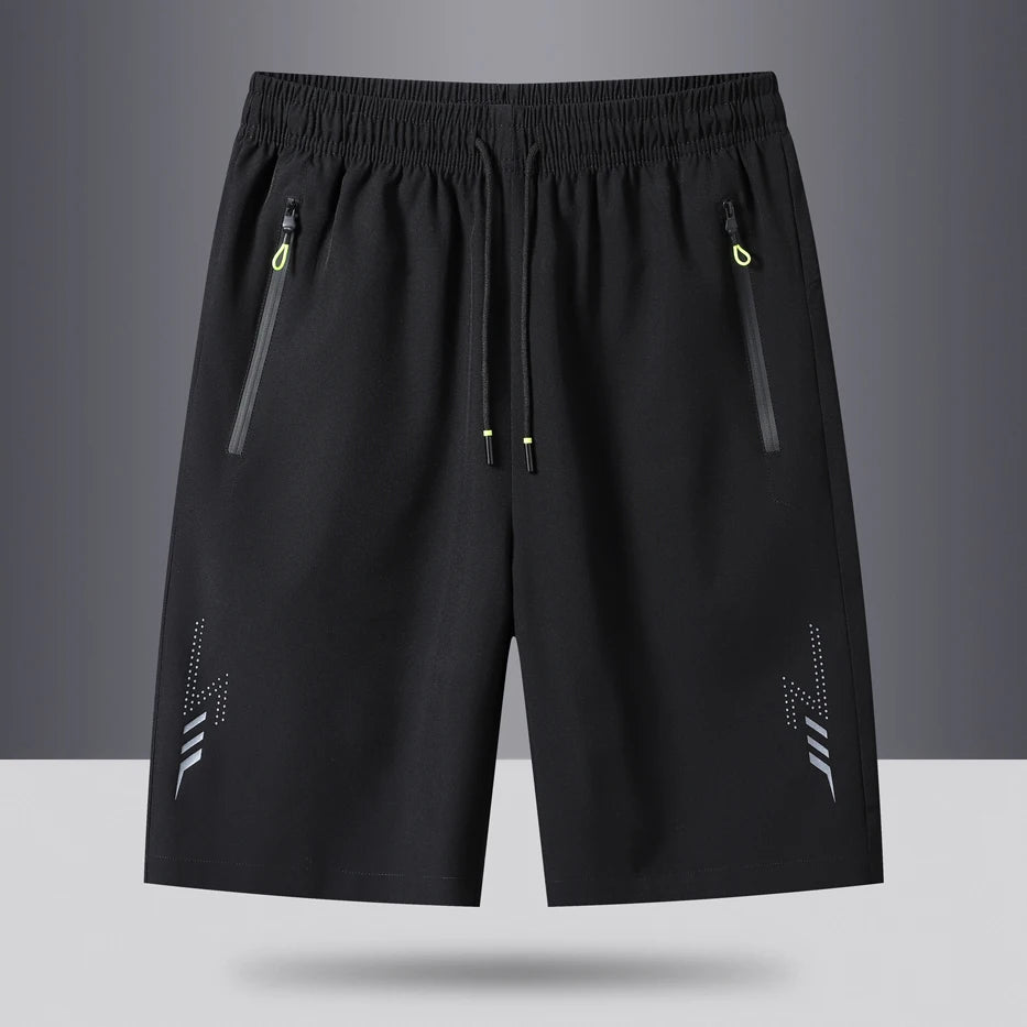 New For 2025 Summer Men'S Beach Quick Dry Running Sports Board Black Shorts Casual Oversize 8XL 7XL Pants Trouers