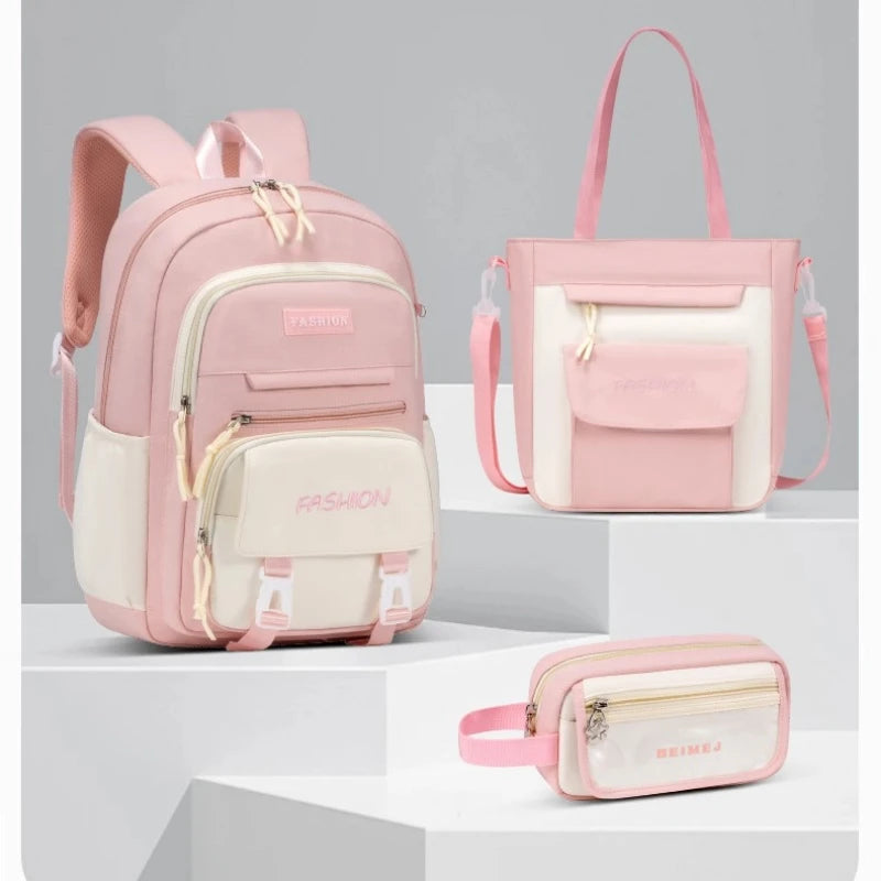 School Bags Girls Backpack Back Pack For Teenager Women Children Female Schoolbag Primary High Bagpack Class Teens Book Bag