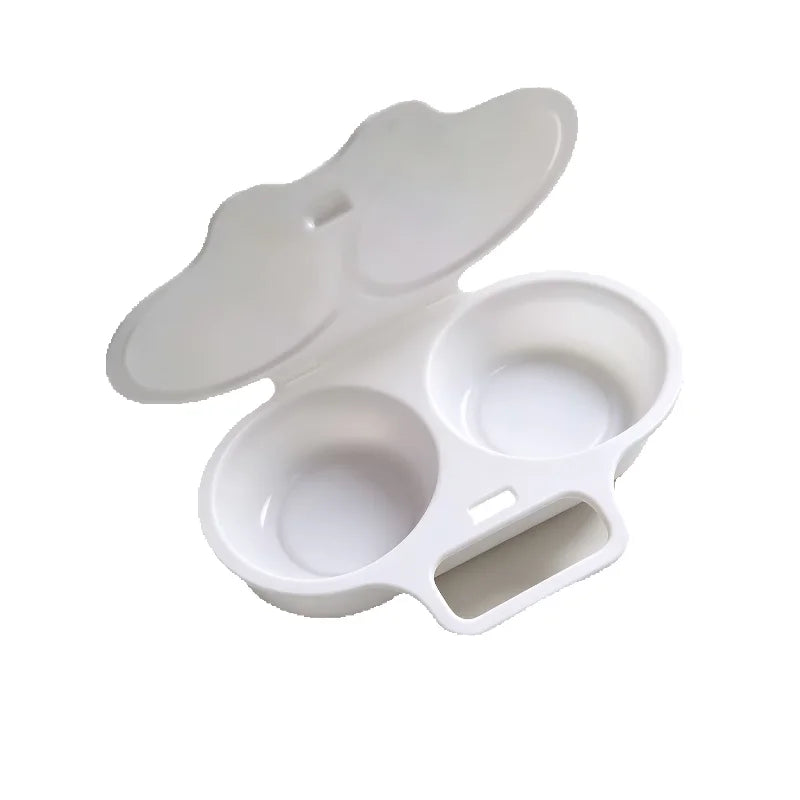 Food Grade Microwave Egg Cooker Heat Resistant Plastic Egg Poacher Steamer Nonstick Portable Egg Fryer Mold Home Kitchen Gadget