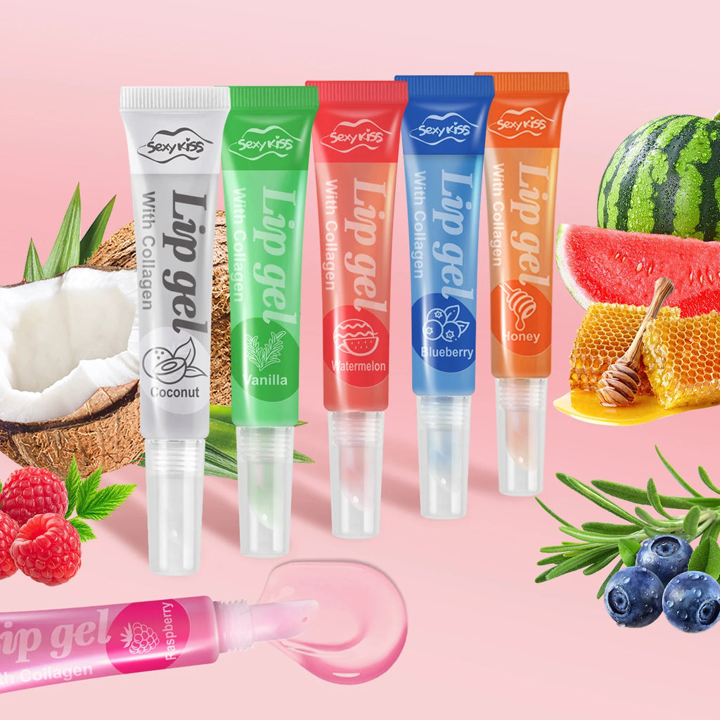 24PCS Luxury Gift Set Lip Balm Jelly Set Hydrating and Glossy for Dry Lips Valentine's Day Gifts Perfect Present for