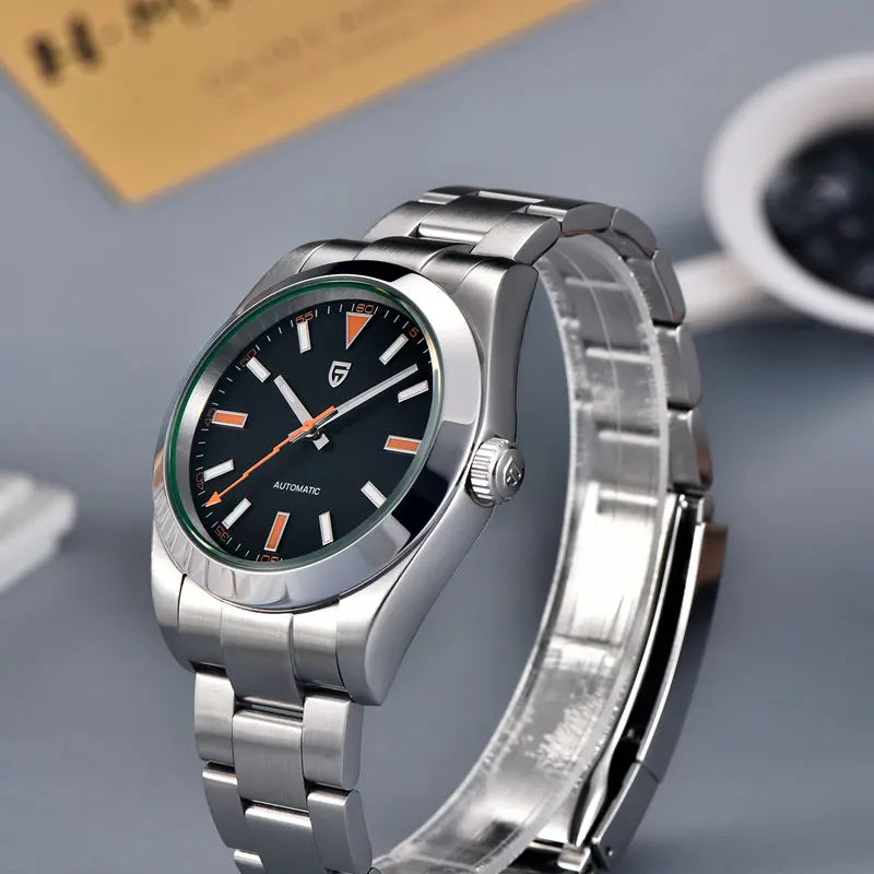 New PAGANI DESIGN 2026 Men's Watches Luxury Automatic Watch for Men Green Glass Mechanical Watches Sapphire glass Wristwatch Men