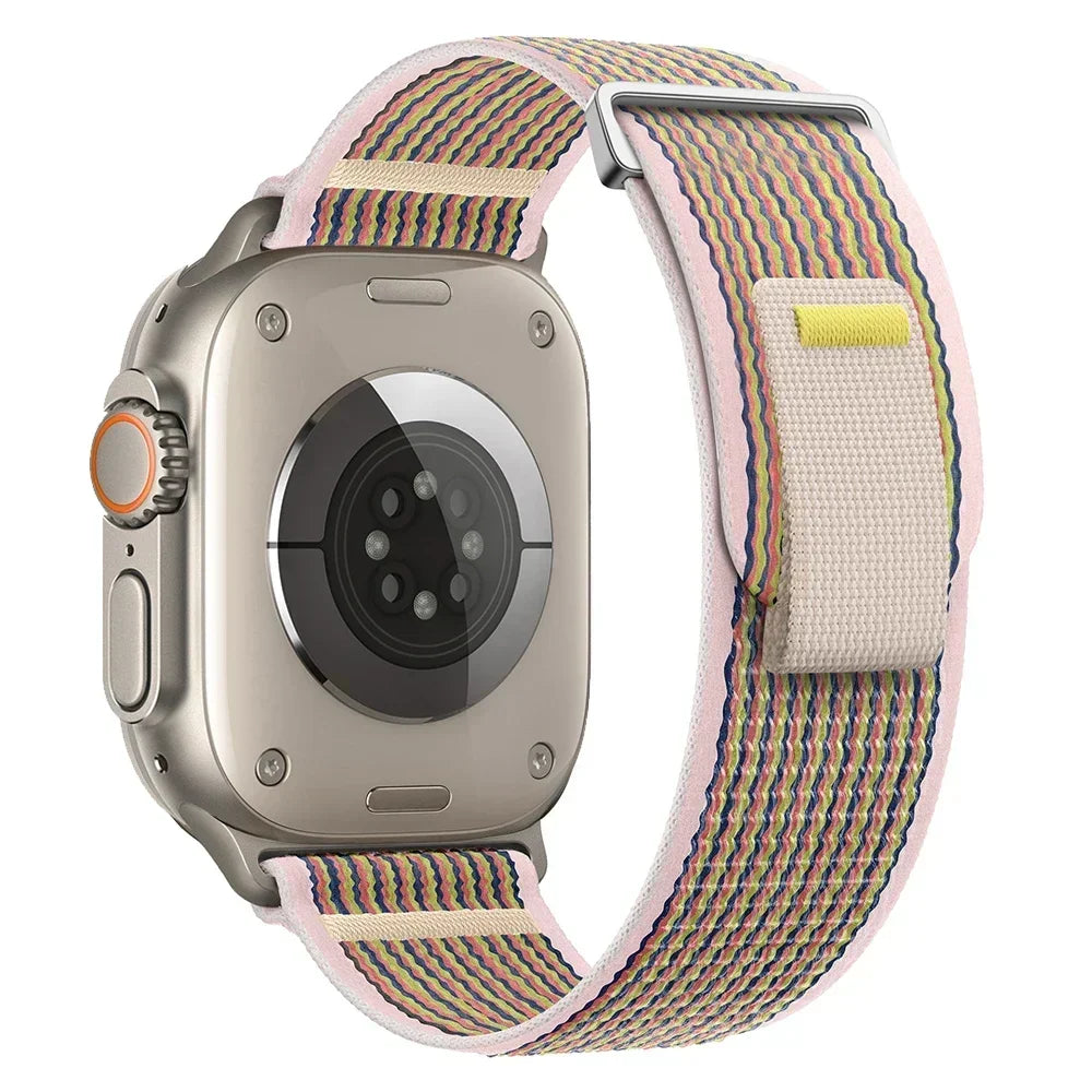 Trail Loop Strap For Apple Watch Ultra 3-1 49mm 10/11 42mm 46mm Nylon Bracelet Band iWatch 9 8 7 6 5 4 SE/3 45/41mm 44/40mm 38mm