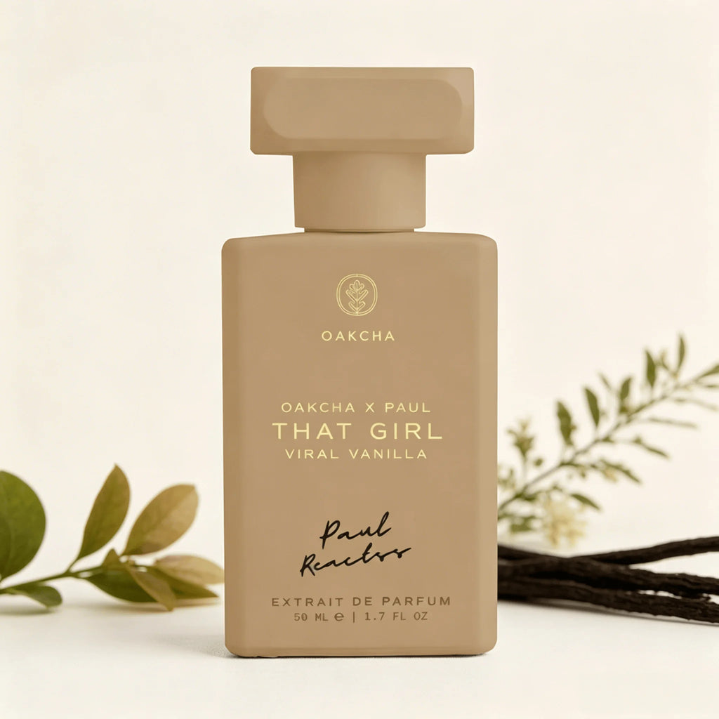 Oakcha X Paul Reactos That Girl Viral Vanilla Extrait De Parfum 50ml Long Lasting Warm Creamy Vanilla Fragrance Women Perfume Matte Nude Bottle Viral  Scent Daily Gift for Ladies