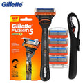 Gillette Fusion 5 FlexBall Power Razor 5 Blade Coating Micro-Vibration Technology Men's Shaver with Precision Trimmer