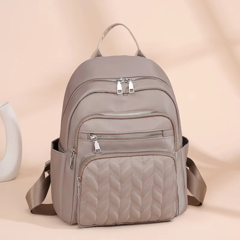 Vento Marea Women Backpack 2025 Travel Casual Waterproof Women's Shoulder Bags Female Large Capacity Oxford Rucksack Black Purse
