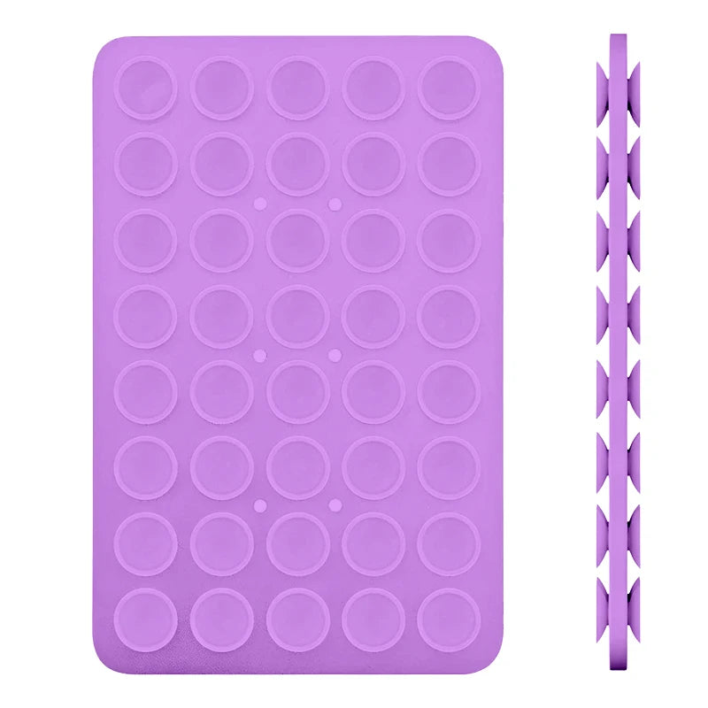 Double Side Silicone Suction Pad for Mobile Phone Fixture Suction Cup Adhesive Silicone Rubber Sucker Pad for Fixed Pad