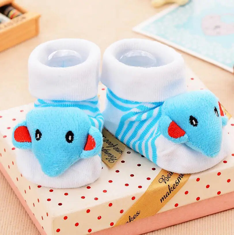 Baby Socks Toy Slipper Girls Boys Newborn Accessories Anti Slip Animal Kids Toddlers Gift Clothes Infant Stuff Children Bear