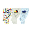 Kiddiezoom 3 Pcs/Lot  Fashion Cartoon 100%Cotton Baby Boy Girl Pants Soft Baby Trousers