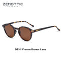 ZENOTTIC Retro Polarized Sunglasses 2026 2025 Men Women Vintage Small Round Frame Sun Glasses Polarized Lens UV400 Goggles Shade