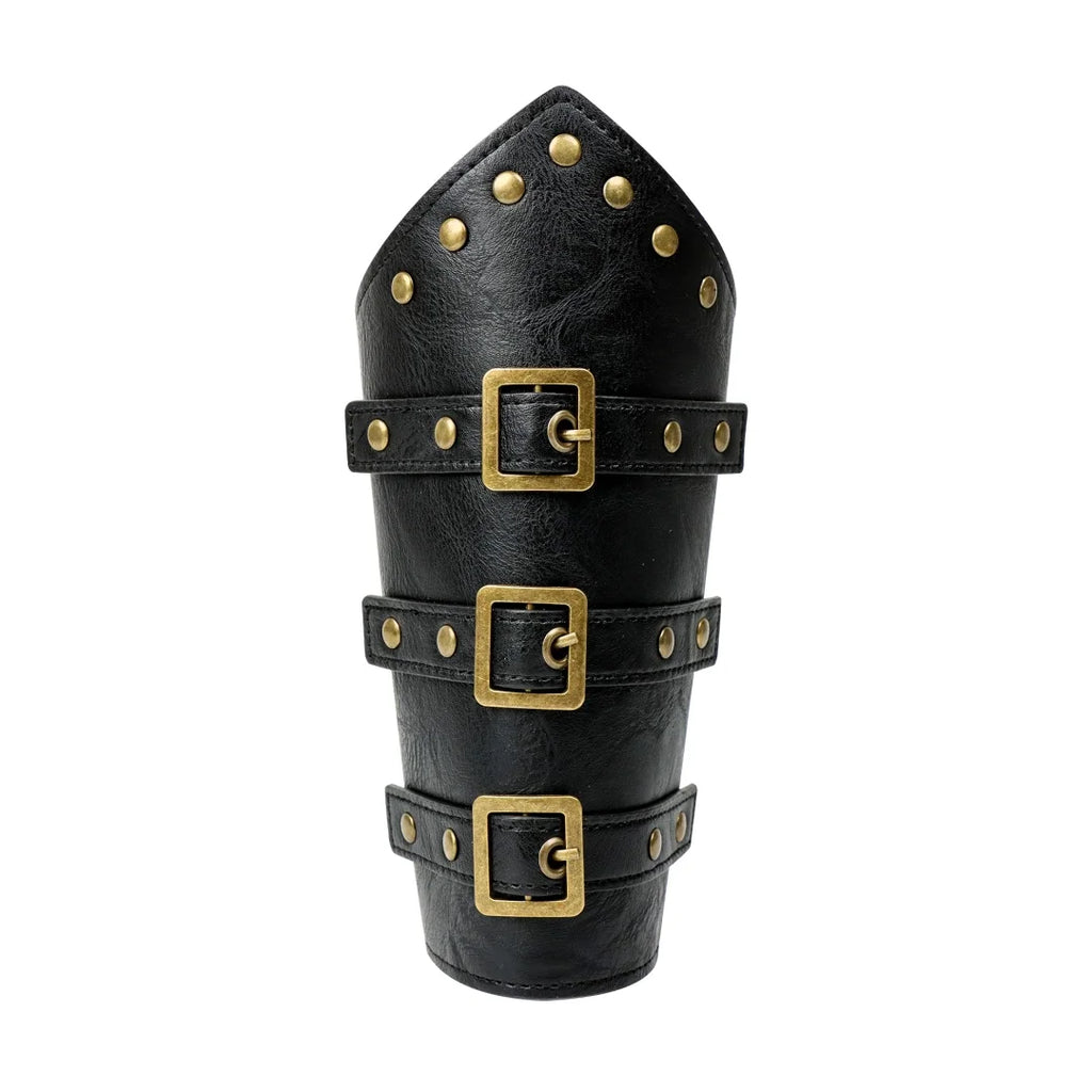 Renaissance Medieval Belt Skirt Hiking Viking Horn Design Leather Cover for Sword Frog Accessory