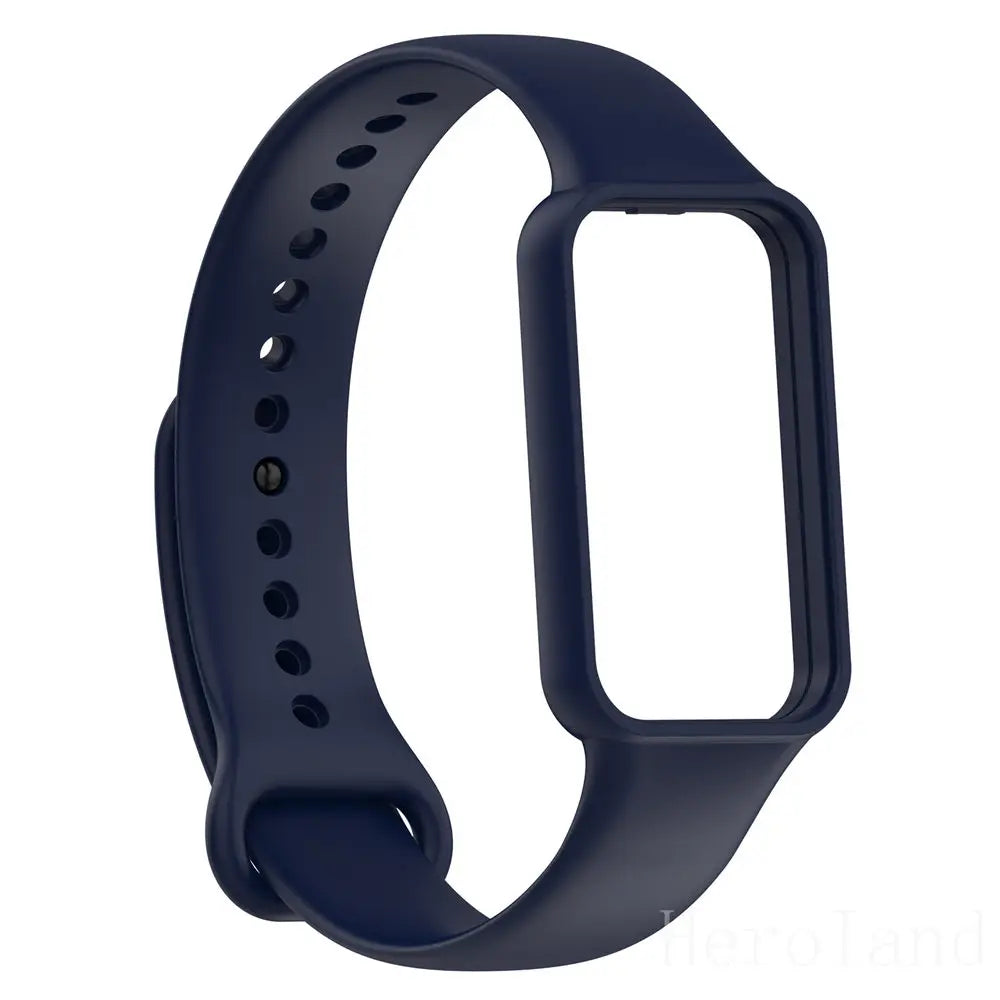 Fashion Silicone Watch Strap for Huami Amazfit Band 7 Smartwatch Band Bracelet Sport Wristband for Amazfit Band 7 Strap Buckle N