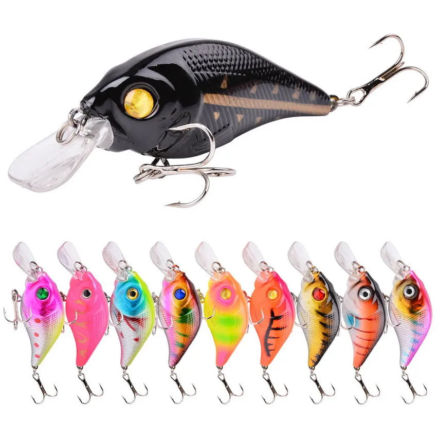 1PCS 7.7CM/12.2G Rock Little Fatty Lure Bait Set Fake Bait Fishing Supplies Imitation Bait Lure Plastic Simulation Fishing Gear
