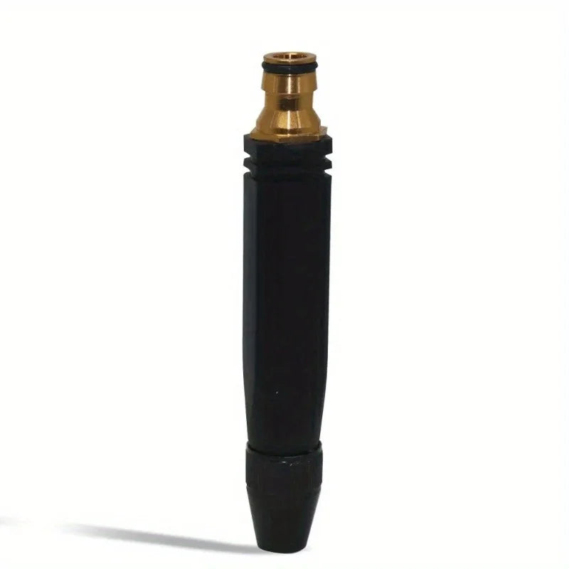 1Pc High-Pressure Water Gun Household Car Wash Water Black Car Wash Nozzle Diamond Water Watering Pipe Car Wash Gun Plastic Body