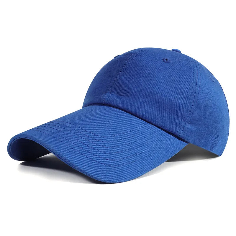 Ajustable Extra Long Bill Brim Baseball Cap Men Women 100% Cotton Visor Hat