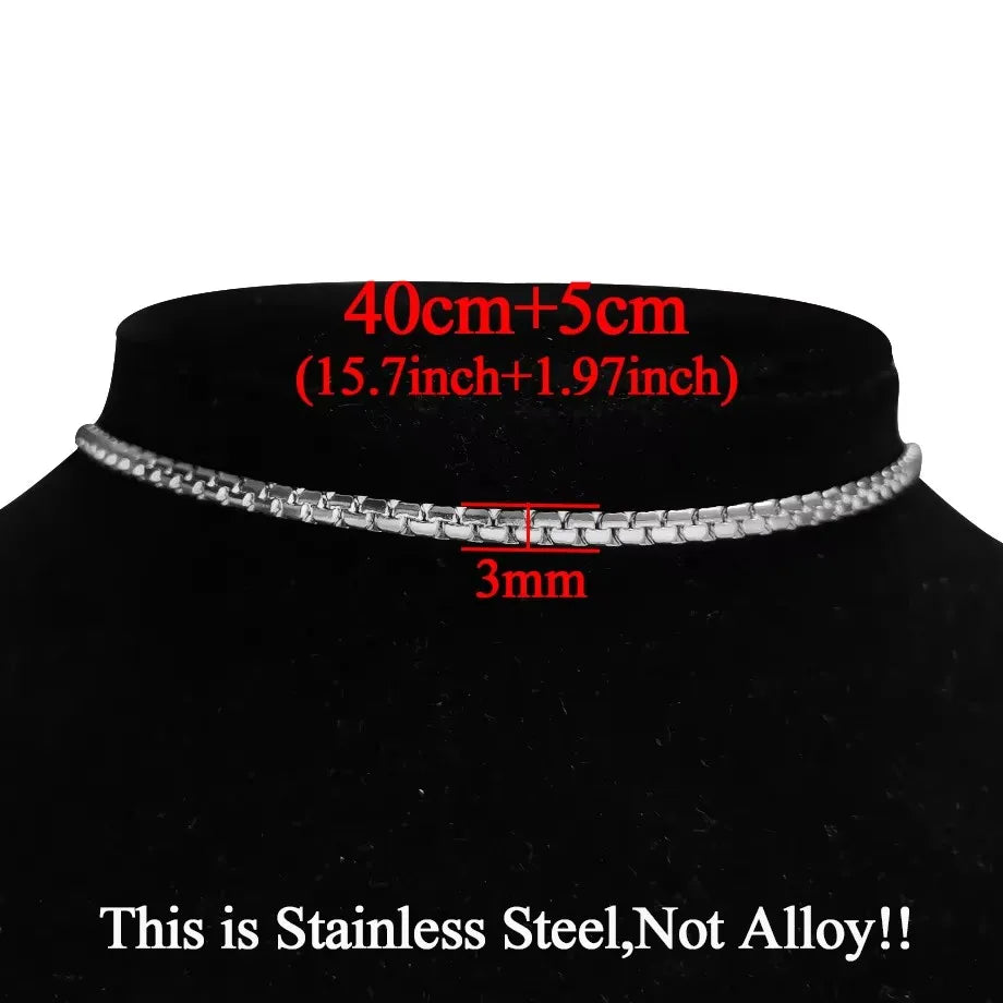 Punk Clavicle Flat Blade Snake Link Choker Necklace Gold Silver Color Stainless Steel Neck Chains For Women Jewelry Chocker 2023