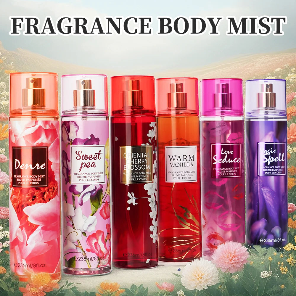 8 Fl.oz/236ml Hair & Body Mist for Women, Floral Fragrance Mist, Fresh Body Spray, Long-Lasting Perfume, Perfect for Daily Use