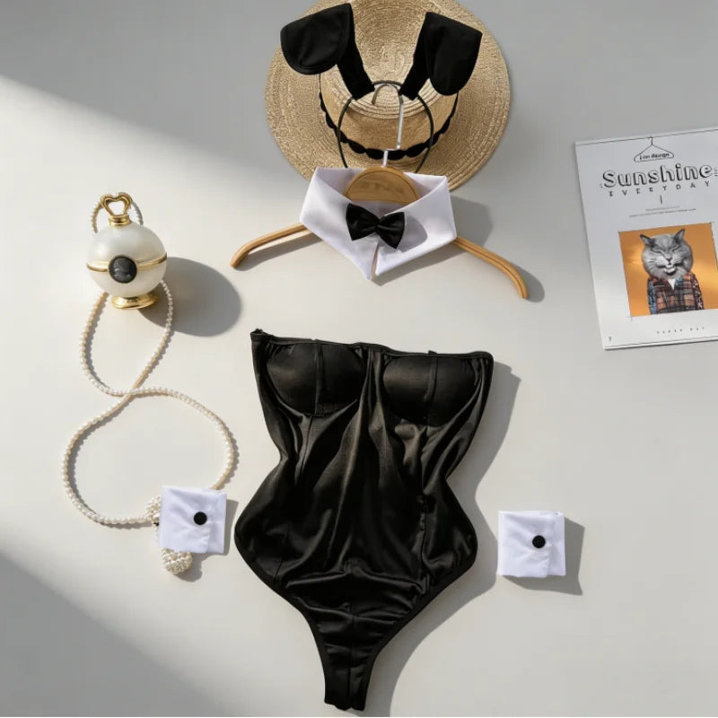 Woman Fashion Comfortable Jumpsuit Women Uniform Sexy Party Hotsweet Outfit Women Cool style Long Sleeve Jumpsuit Set Halloween