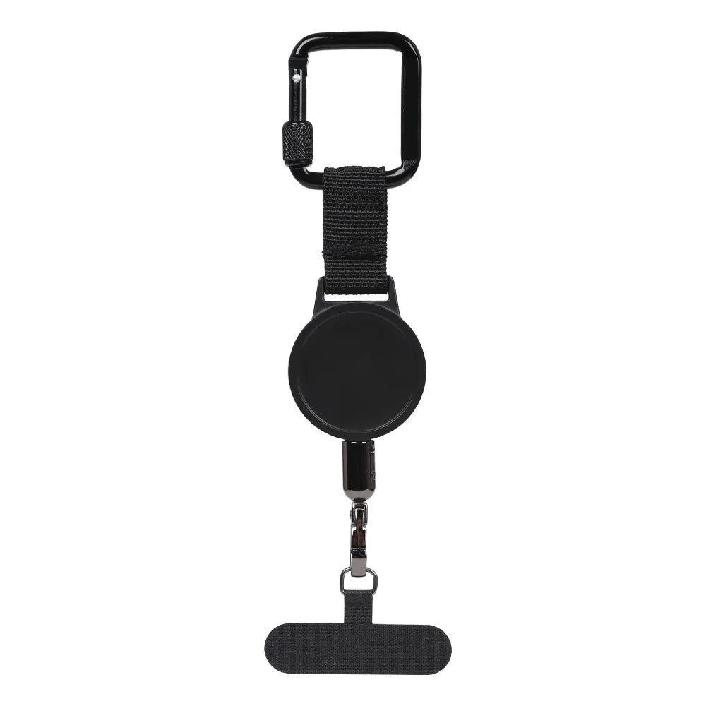 Safety Lanyard Stra Retractable Anti-Theft Phone Holder Smartphonewith Carabiner Anti-Drop Harness for Hiking Cycling Climbing