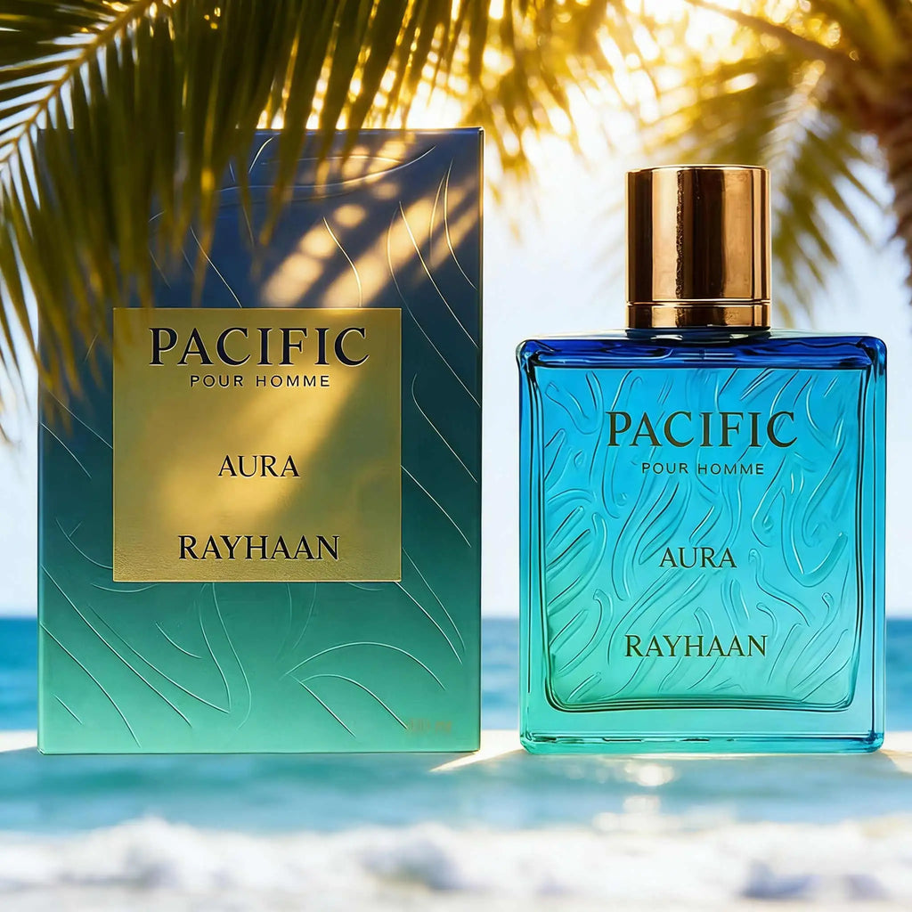 Rayhaan Pacific Halo Men's perfume has a clear ocean flavor, clean and transparent like the sea breeze, and the bottle body has a sense of summer holiday atmosphere