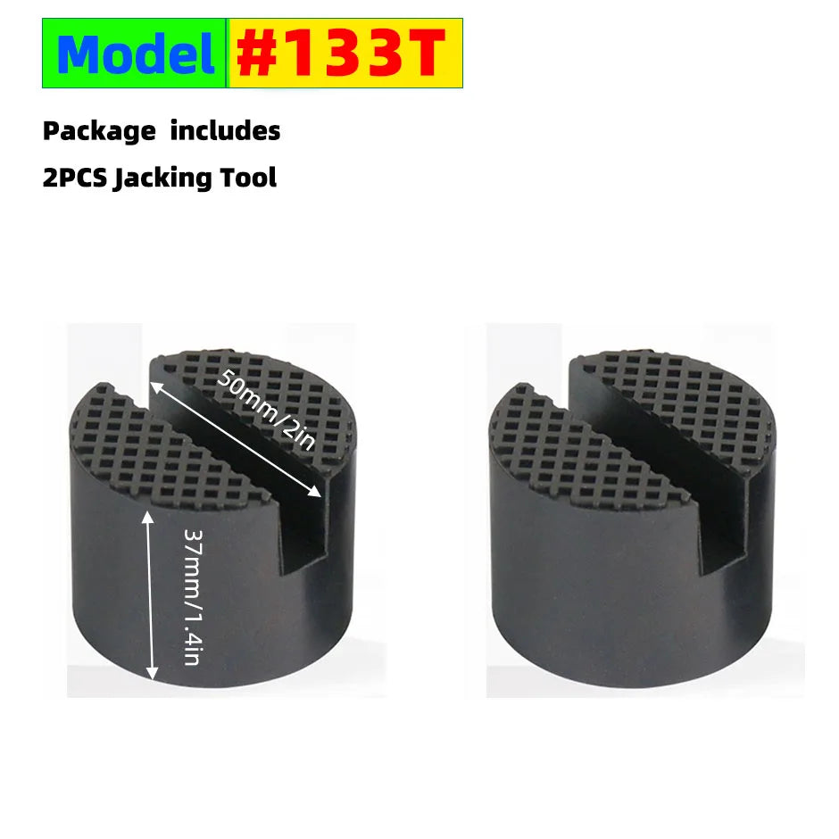 Universal Car Lift Jack Stand Rubber Pads Frame Protector Adapter Floor Slotted Car Jack For Lexus Subaru Fiat Volvo..