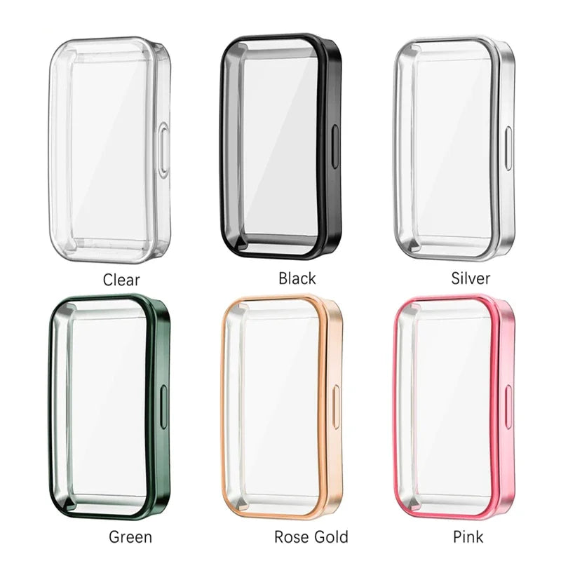 Soft Silicone Strap Case for Huawei Band 10 8 9 Accessories Replacement Bracelet Screen Protector Wristband for Huawei Band9
